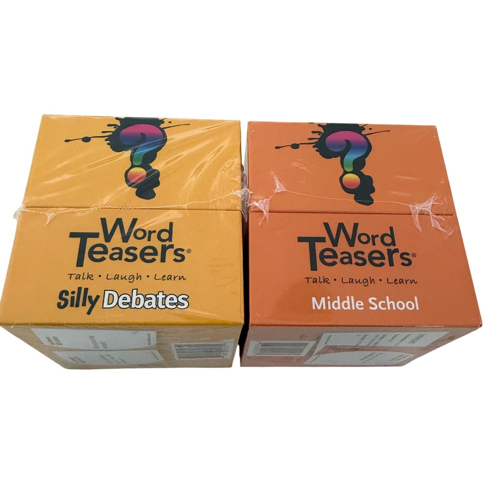 WordTeasers Card Game Set Silly Debates and Middle School Conversation Starters